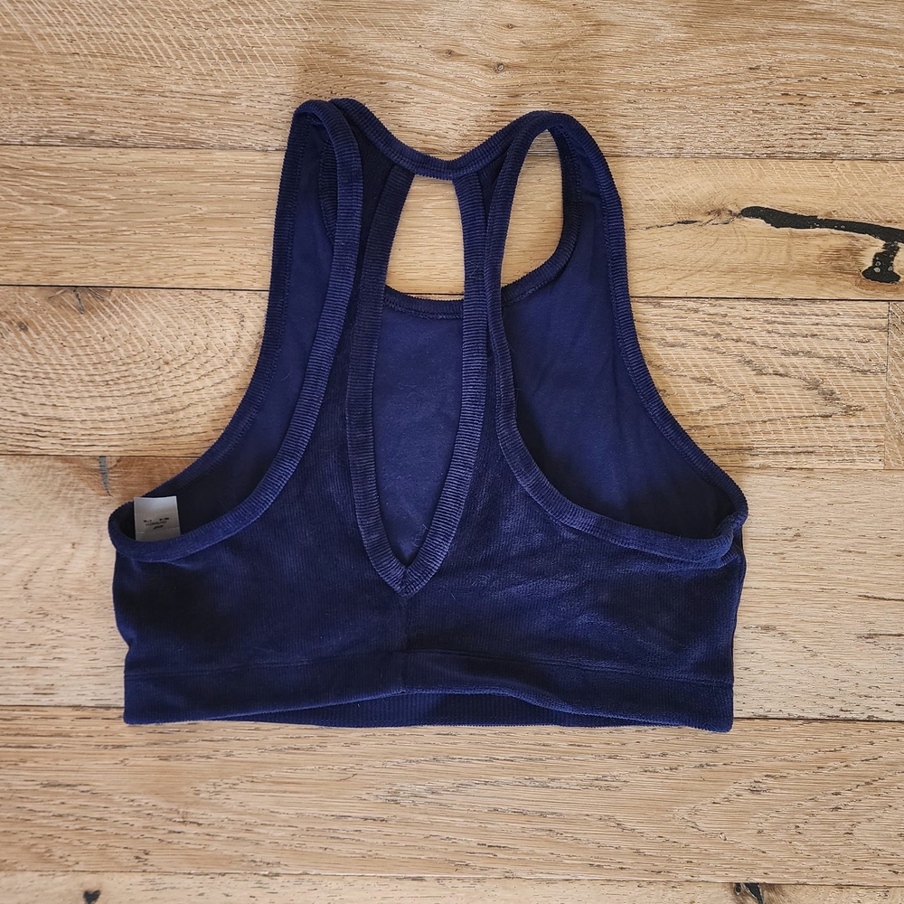 Aerie Chill Play Move Ribbed Leggings Matching Sports Bra Coordinated Set - Picture 3 of 7